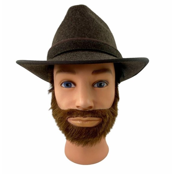 RedHead Other - RedHead Mens Brown Wool Felt Vented Fedora Hat